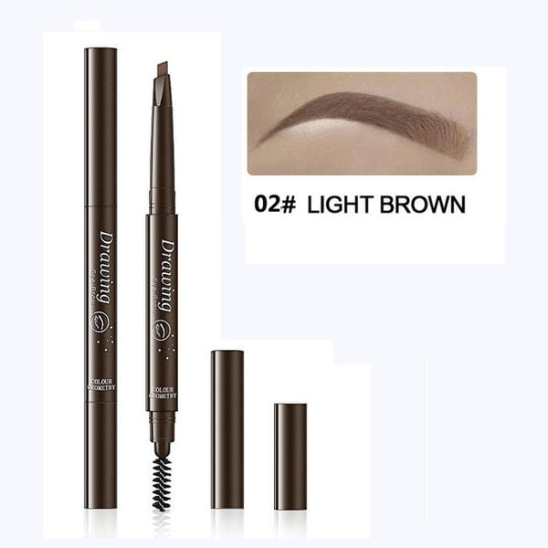 Waterproof Black Brown Eyebrow Pencil Makeup Set overview