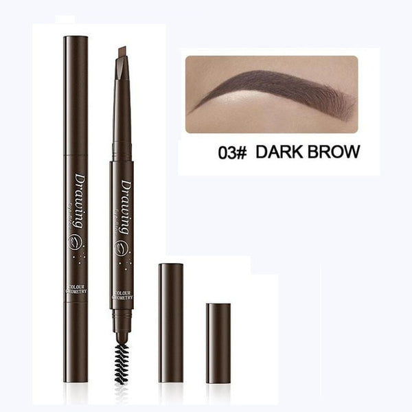 Waterproof Black Brown Eyebrow Pencil Makeup Set amazing