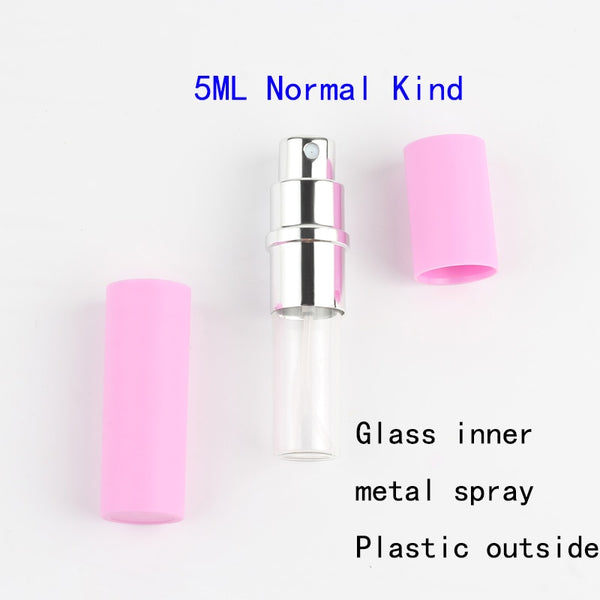 5ml Portable Mini Refillable Perfume Bottle With Spray Scent Pump Empty Cosmetic Containers product