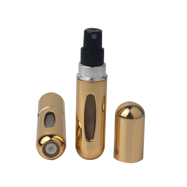 5ml Portable Mini Refillable Perfume Bottle With Spray Scent Pump Empty Cosmetic Containers free shipping