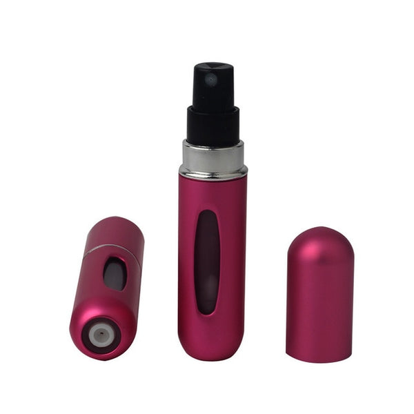 On sale 5ml Portable Mini Refillable Perfume Bottle With Spray Scent Pump Empty Cosmetic Containers
