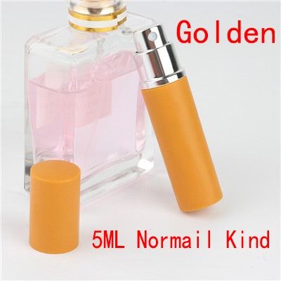 Buy 5ml Portable Mini Refillable Perfume Bottle With Spray Scent Pump Empty Cosmetic Containers