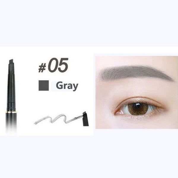 Grey Waterproof Black Brown Eyebrow Pencil Makeup Set all color tons