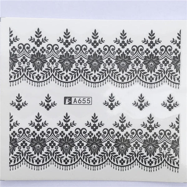 Nail Art Stickers Kit Days Of The Week Designs