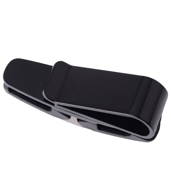 Great Car Sun Visor Sunglasses Holder Carbon Fiber Eyeglasses Clip