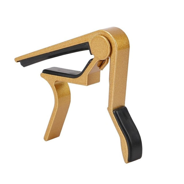 Free shopping Alloy Metal New Guitar Capo Quick Change Clamp Key Acoustic Classic Guitar yellow