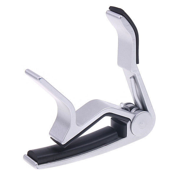 Alloy Metal New Guitar Capo Quick Change Clamp Key Acoustic Classic Guitar cash back