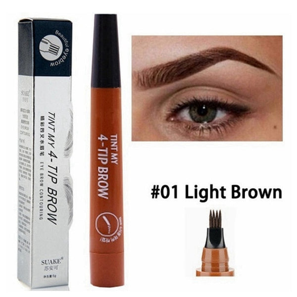 purchase Microblading Eyebrow Tattoo Pen Waterproof Fork Tip Eyebrow Pencil Fine Sketch Liquid Henna Eyebrow Tattoo Pen