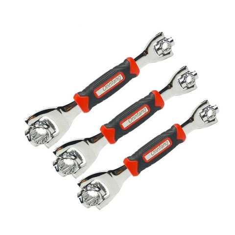 Universal Wrench 48 in 1 Socket Wrench Multifunction Wrench Tool with 360 Degree Rotating Head, Spanner Tool for Home and Car Repair
