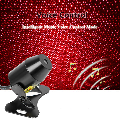 Car Atmosphere Ambient Light DJ Music Sound Lamp with Remote Control Spotlight Voice Control LED Light USB