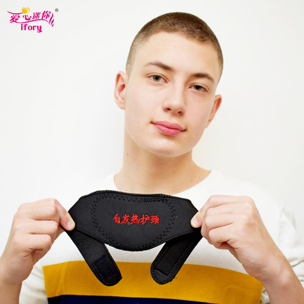Neck Support Massager 1Pcs Tourmaline Self-heating Neck Belt Protection on sale