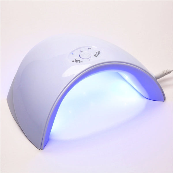 LED UV Lamp Nail Dryer Nails Gels Manicure Machine with Timer Button