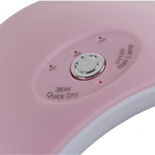 Creative LED UV Lamp Nail Dryer Nails Gels Manicure Machine with Timer Button