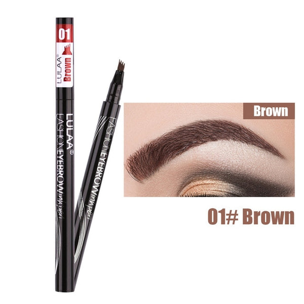 Microblading Eyebrow Tattoo Pen Waterproof Fork Tip Eyebrow Pencil Fine Sketch Liquid Henna Eyebrow Tattoo Pen US, UK