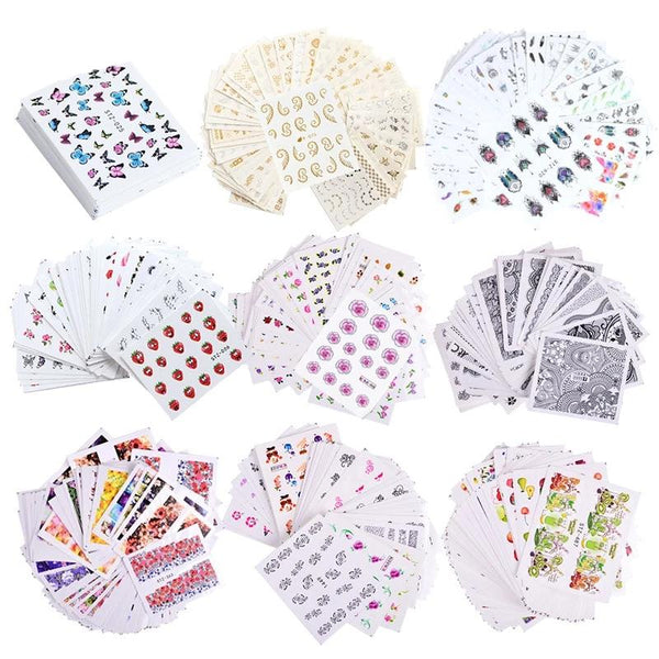 Mixed Design New Nail Art Sticker Set