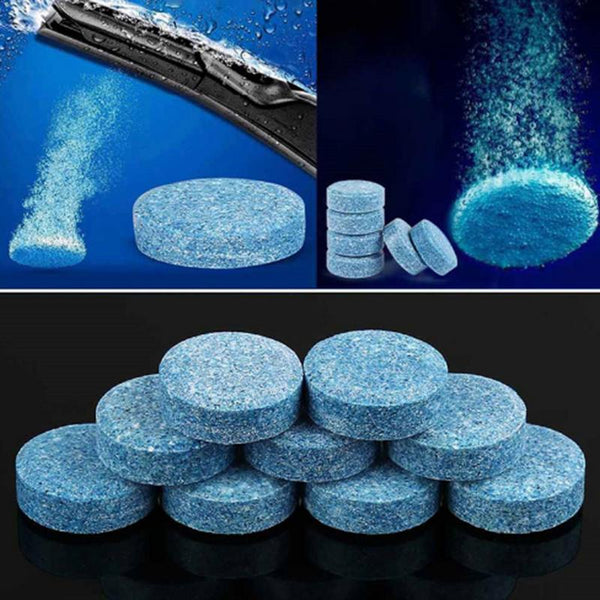 New Auto Windshield Glass Washer Window Cleaner Safe Compact Effervescent Tablets Detergent Fine