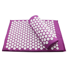 Cushion Acupressure Body Massage Relieve Stress Pain Massage Mat With Pillow gotodrop