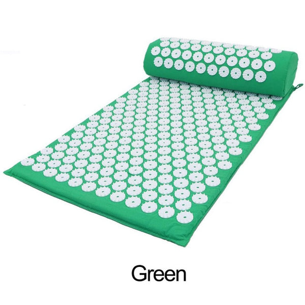 Design of Cushion Acupressure Body Massage Relieve Stress Pain Massage Mat With Pillow