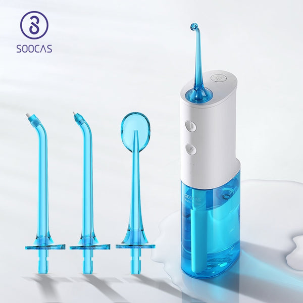 Water Flosser Dental Oral Irrigator for Teeth Cleaner - Anti Leakage Design, Portable and Rechargeable
