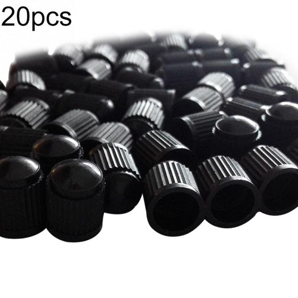 Dome Shape Plastic Car Tyre Valve Dust Caps set of 20 PC