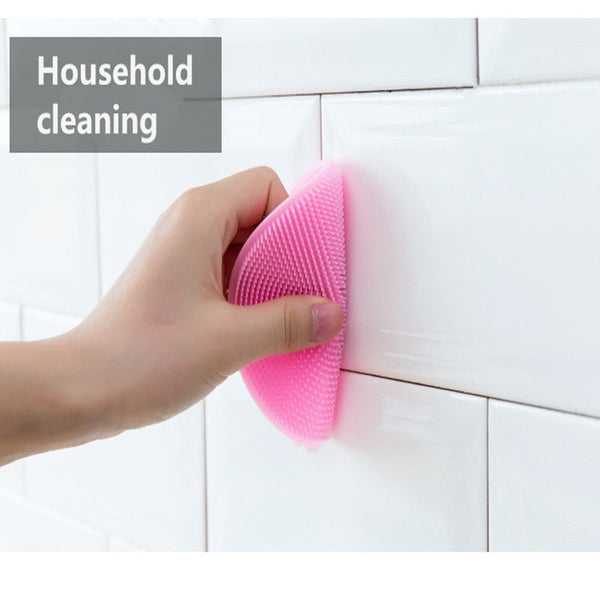 Kitchen product Multifunction Silicone Dish Bowl Cleaning Brush Silicone Scouring Pad