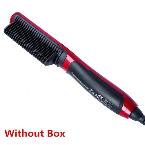Anion Ceramic Hair Straightener Hair Straghtening Brush Electrical Ceramics 