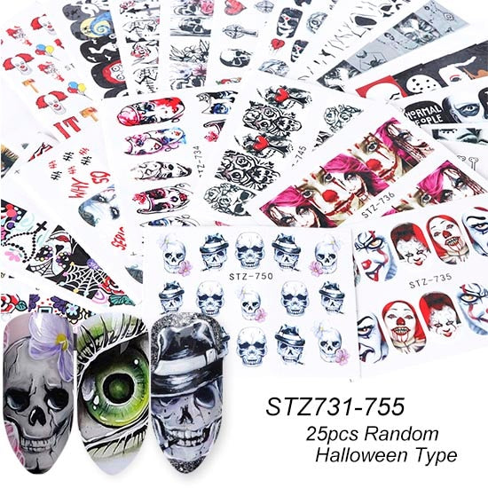 Mixed Design New Nail Art Sticker Set