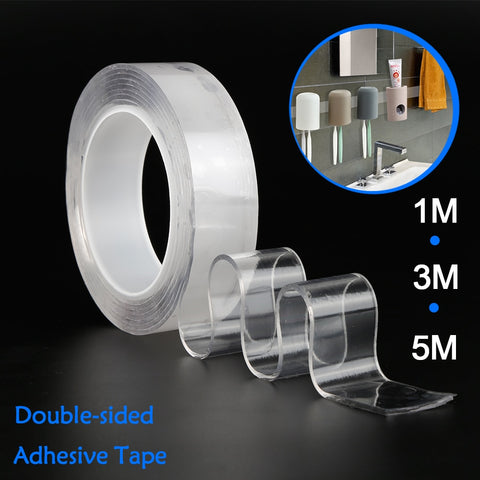 New Multifunctional Double-Sided Adhesive Nano Tape Traceless Washable Reusable Tapes Indoor Outdoor Removable Sticker